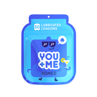 AKCE 1+1 ZDARMA You Me Romeo Vegan Kondomy Se Zvýšenou Dávkou Lubrikace 2x50
